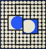 Victor Vasarely BELLA TAIS Screenprint - Sold for $1,152 on 03-01-2025 (Lot 349).jpg